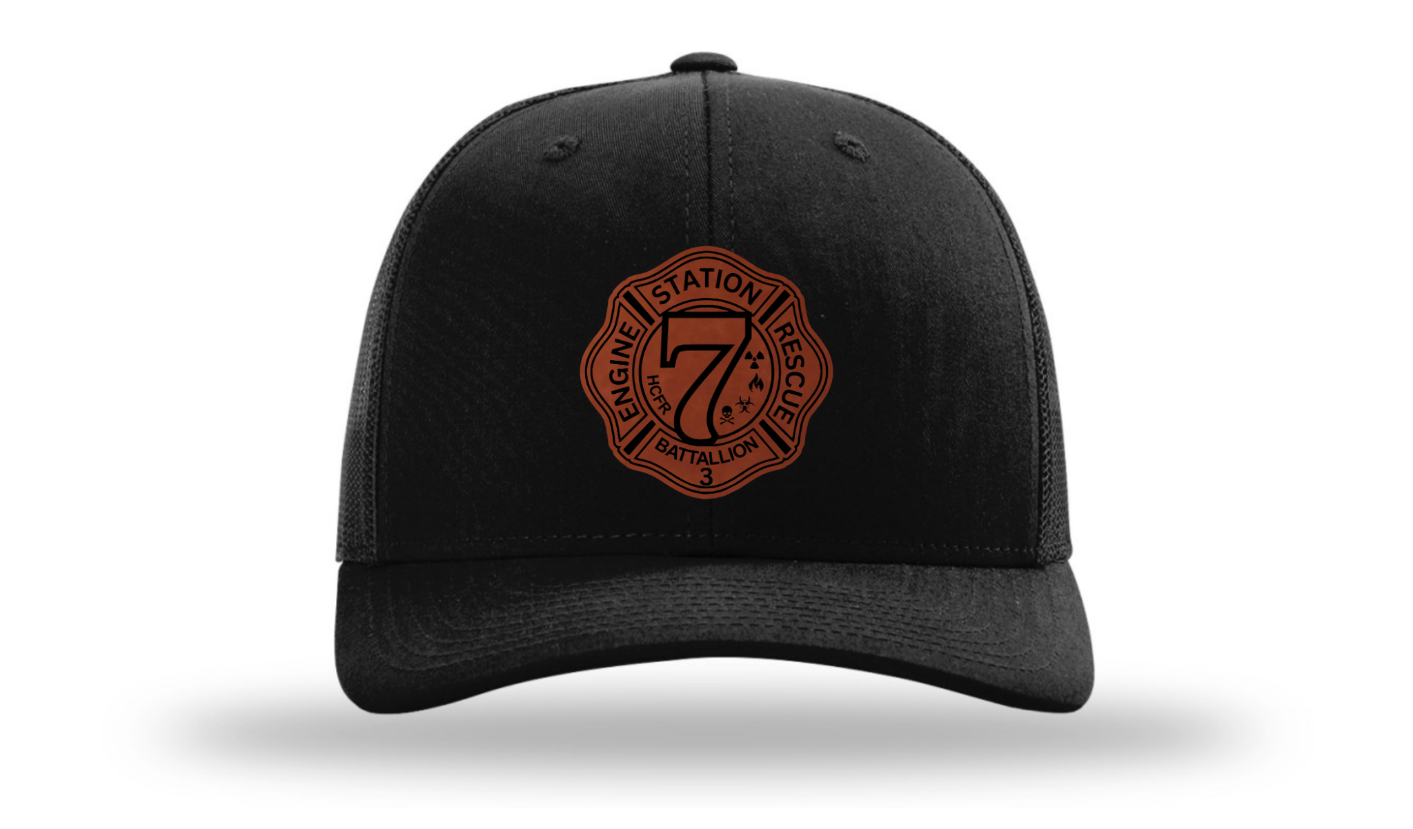 Hernando Station 7 Richardson 112 with saddle tan leather patch